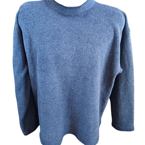 Vintage XL Men's Pullover Sweatshirt Fleece Time Square Sportswear Crewneck 90's - Picture 2 of 5